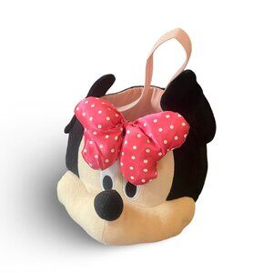 Minnie Mouse Halloween Easter Decorative Basket Disney Plush Toy Bucket